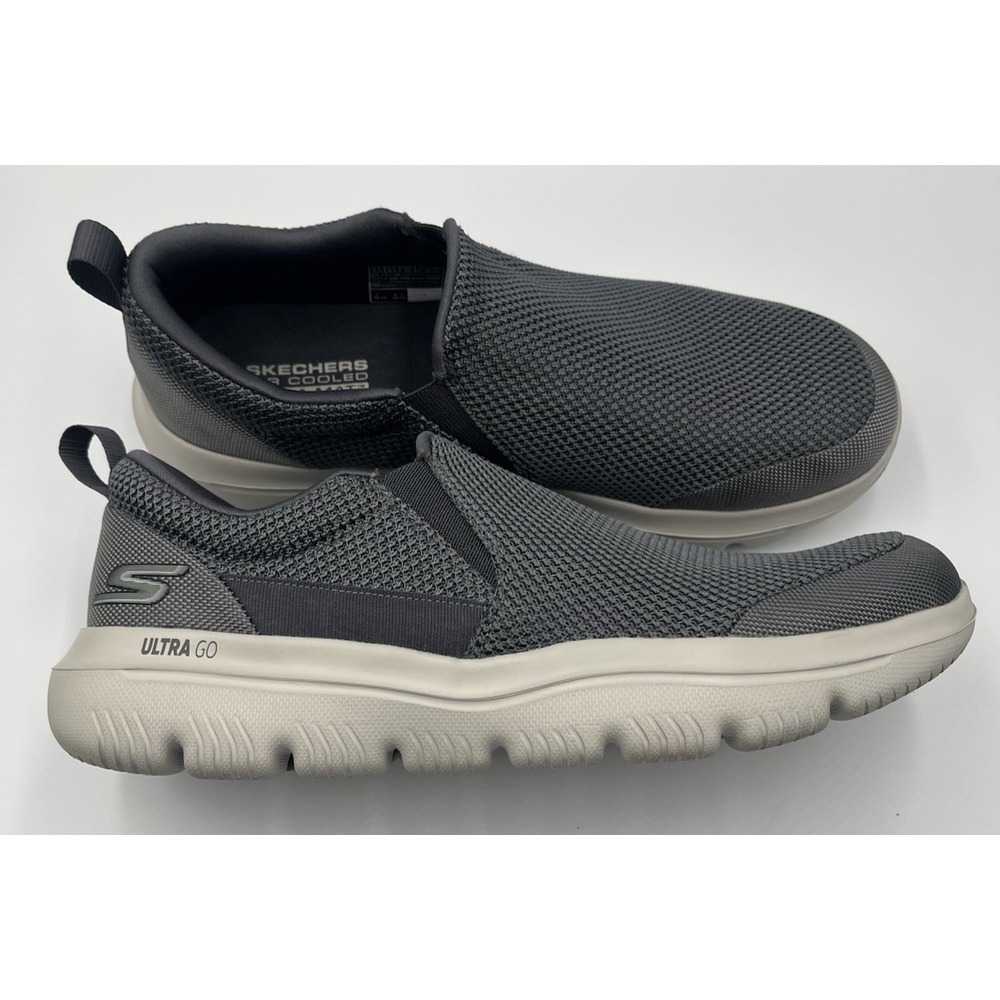 Skechers GOwalk Evolution Ultra 9.5 Gray Slip On Walking Comfort Shoes